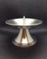 Preview: Kerzenständer silber gebürstet Dorn für Kerzen bis 7 cm (5ZB)