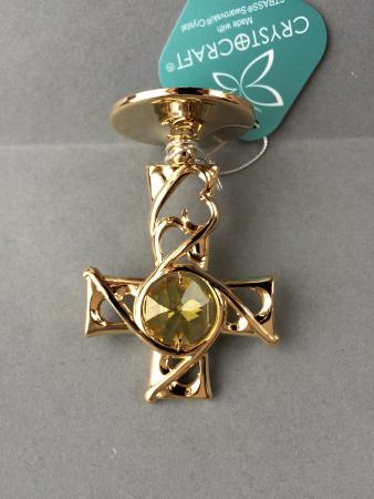 Kreuz Swarovski Cristal-vergoldet (57ZB)